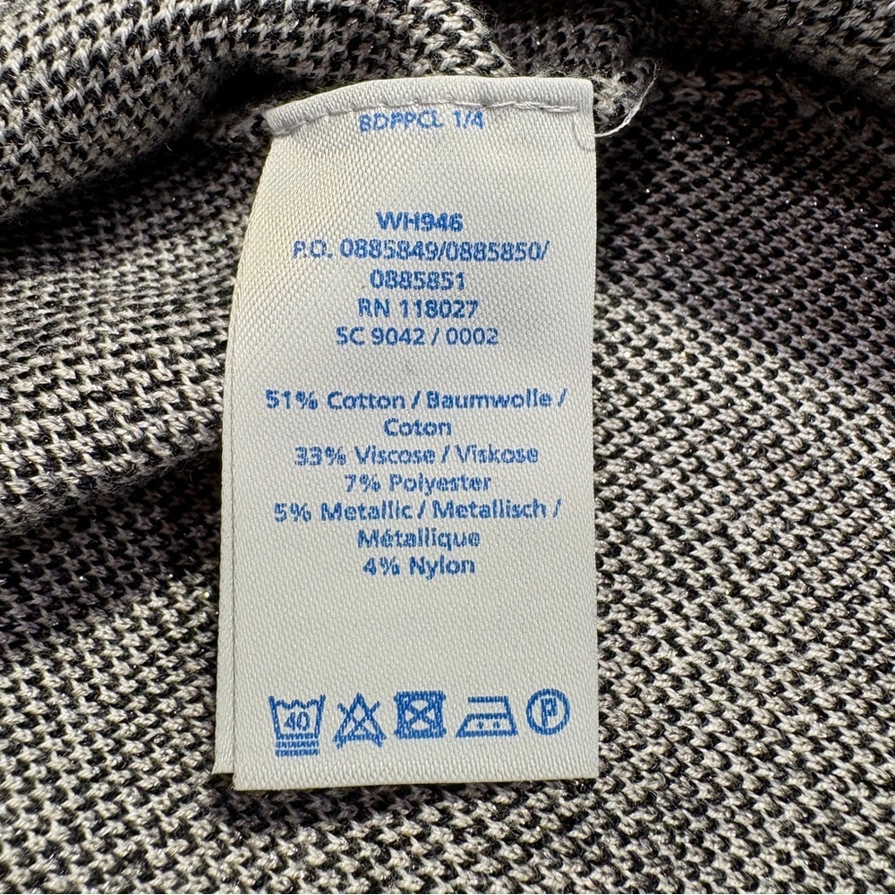 Boden Geometric Long Sleeve Sweater Dress Size 6 - Picture 8 of 9